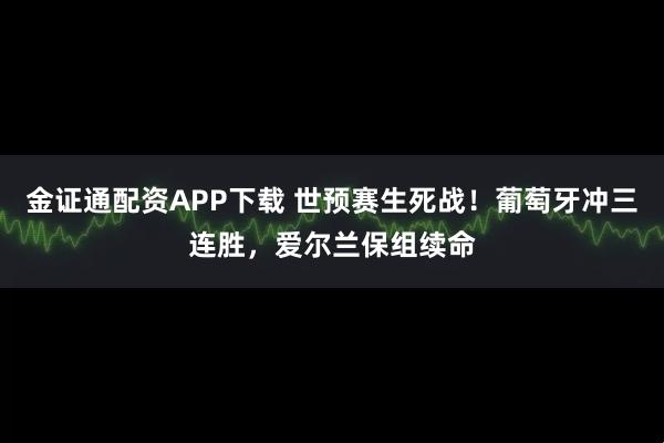 金证通配资APP下载 世预赛生死战!葡萄牙冲三连胜,爱尔兰保组续命